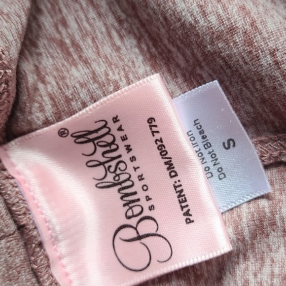 Mauve Bombshell Sportswear leggings small - Picture 5 of 5